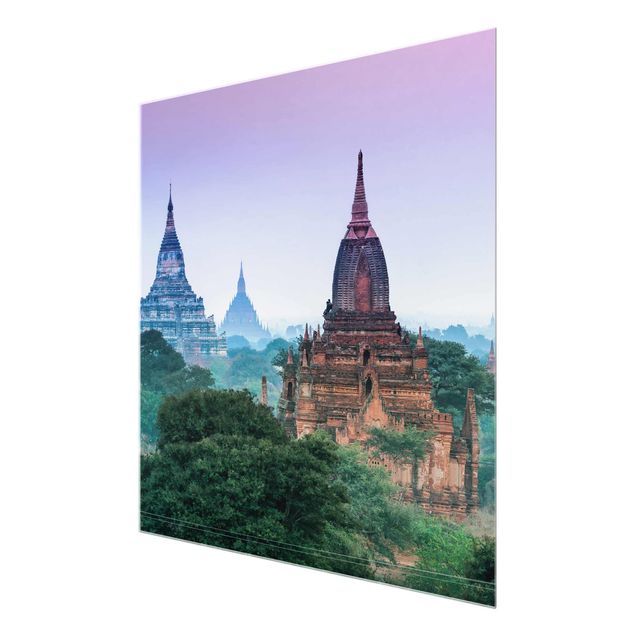 Quadro in vetro - Edifici sacri a Bagan