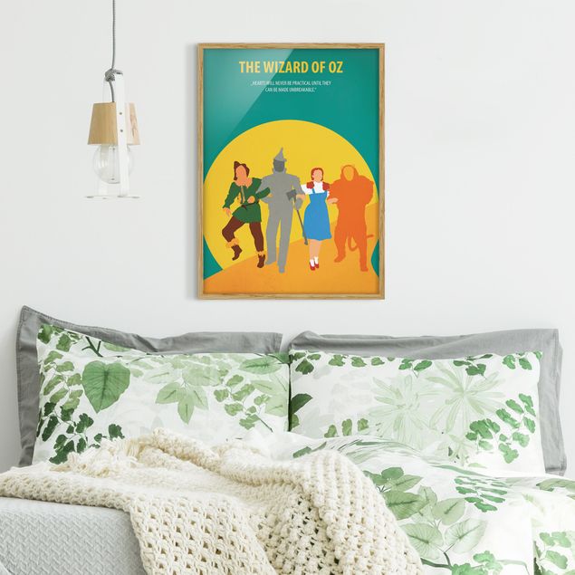 Poster con cornice - Poster del film Il Mago di Oz - Verticale 4:3