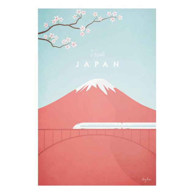 Quadro in vetro - Poster Viaggio - Giappone - Verticale 3:2