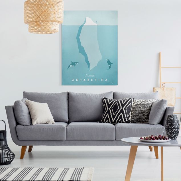 Riproduzioni su tela quadri famosi Poster di viaggio - Antartide