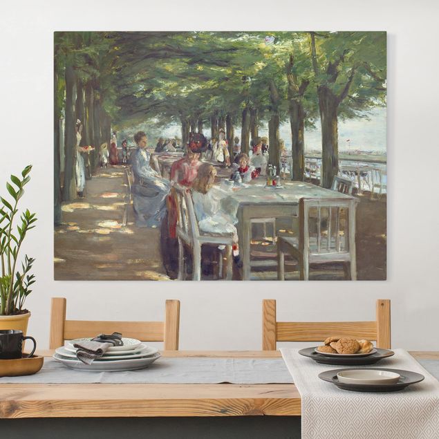 Quadri foresta Max Liebermann - La terrazza del ristorante Jacob