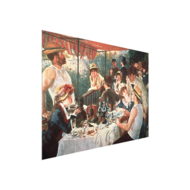 Quadro in vetro - Auguste Renoir - La colazione dei canottieri - Orizzontale 3:4