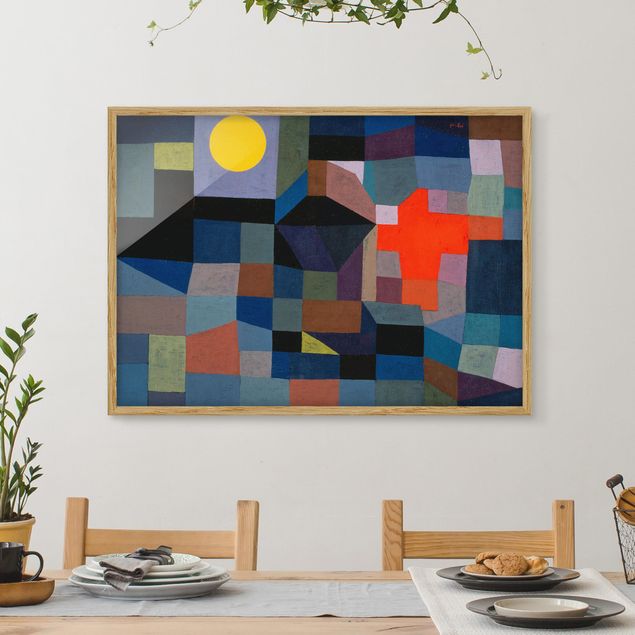 Astrattismo Paul Klee - Fuoco di luna piena