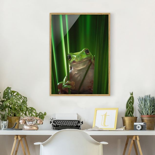 Poster con cornice - Merry Frog - Verticale 4:3