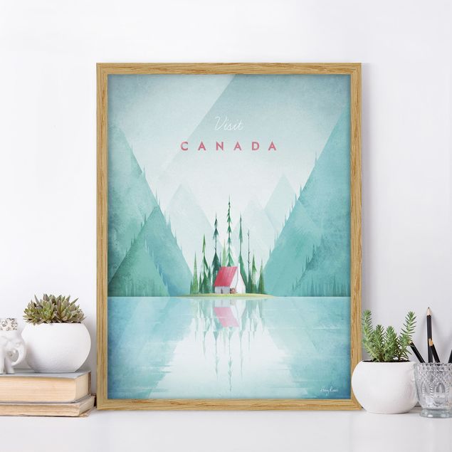Poster con cornice - Poster di viaggio - Canada - Verticale 4:3