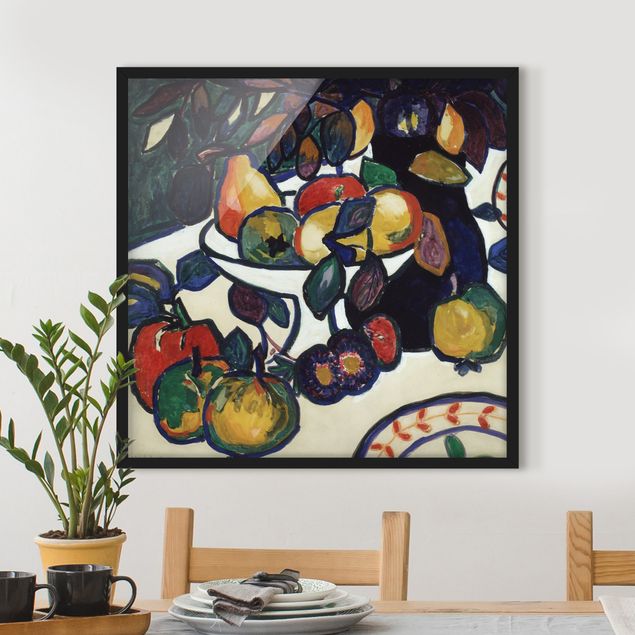 Poster con cornice - Kasimir Malevich - Still Life - Quadrato 1:1