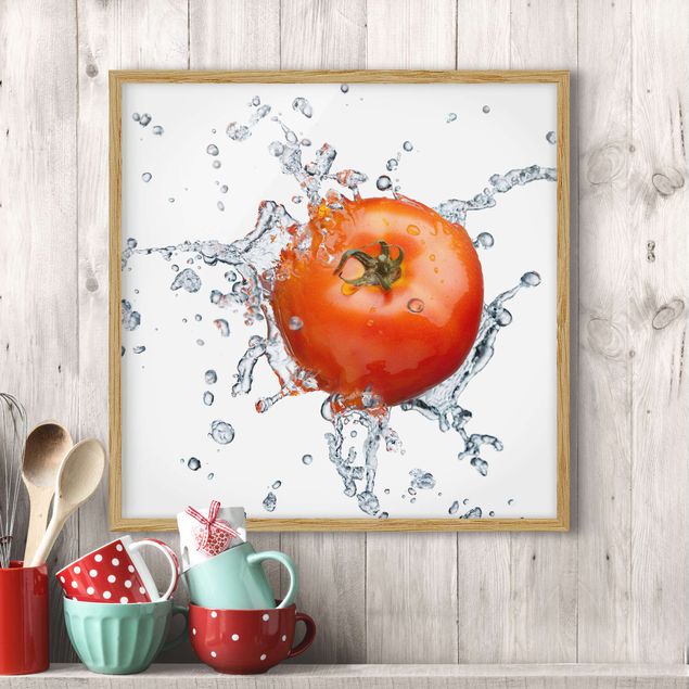 Poster con cornice - Fresh Tomato - Quadrato 1:1