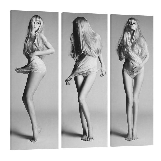 Stampa su tela 3 parti - Sexy Lingerie Model - Pannello