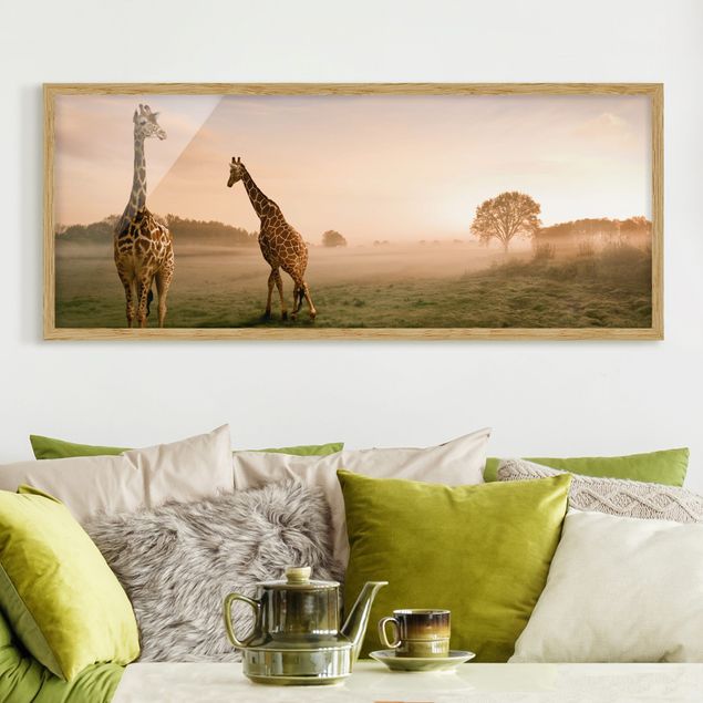 quadri con animali Giraffe surreali
