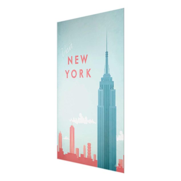 Quadro in vetro - Poster Viaggi - New York - Verticale 3:2