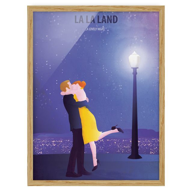 Poster con cornice - Locandina cinematografica La La Land II - Verticale 4:3