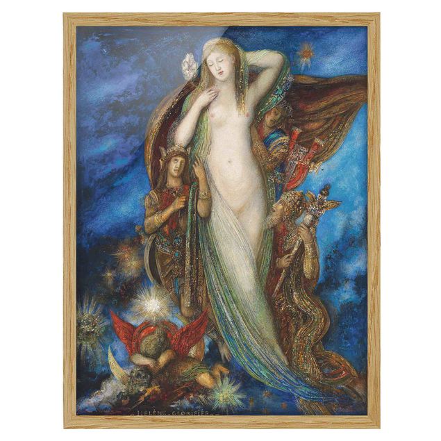 Poster con cornice - Gustave Moreau - Glorified Helen - Verticale 4:3
