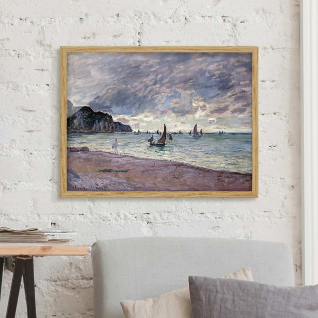 Poster con cornice - Claude Monet - Coast Of Pourville - Orizzontale 3:4
