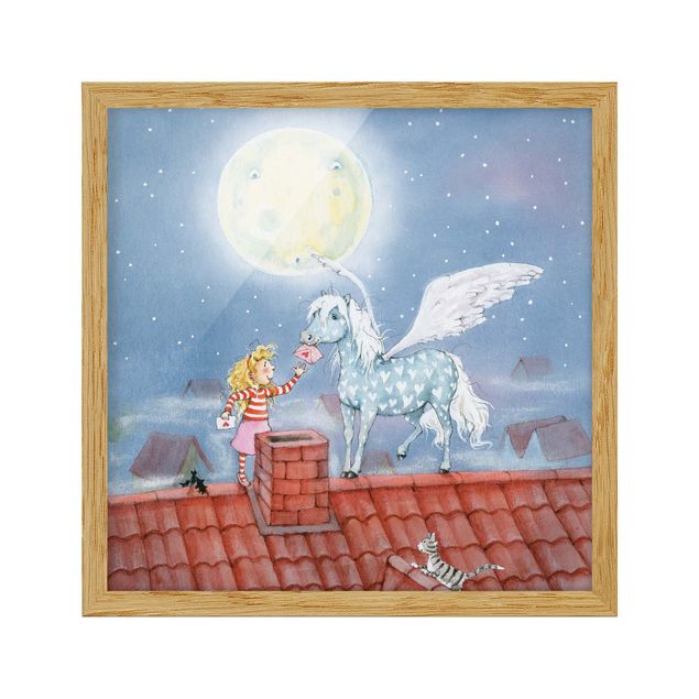 Poster con cornice - Marie's Magic Pony - Quadrato 1:1