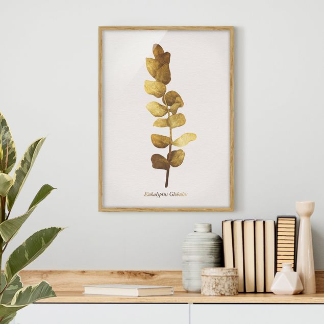 Poster con cornice - Gold - Eucalyptus