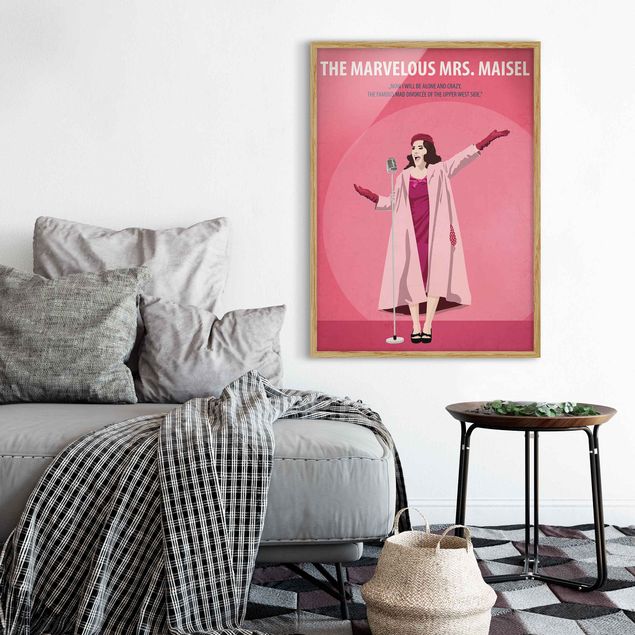 Poster con cornice - Poster del film La signora Marvelous Maisel - Verticale 4:3