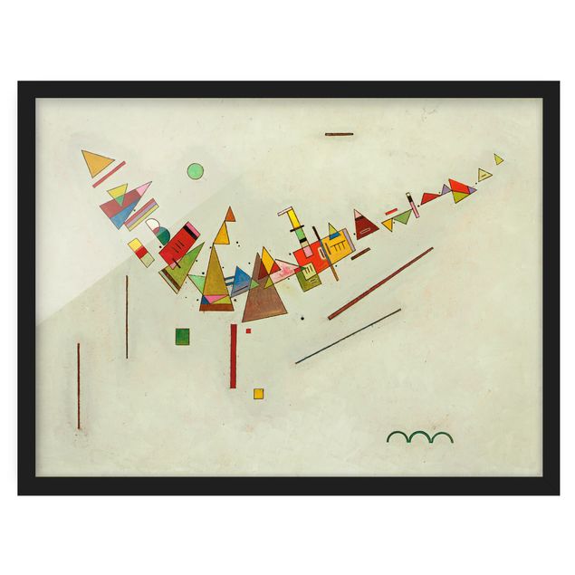 Poster con cornice - Wassily Kandinsky - Angular Momentum - Orizzontale 3:4