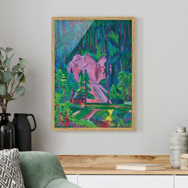 Poster con cornice - Ernst Ludwig Kirchner - Quarry In The Wild - Verticale 4:3