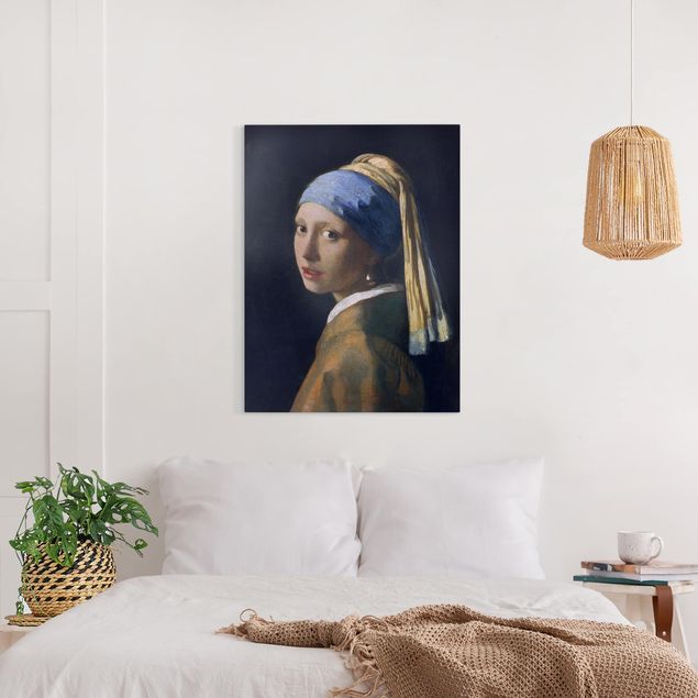 Jan Vermeer Van Delft quadri Jan Vermeer Van Delft - Ragazza con l'orecchino di perla