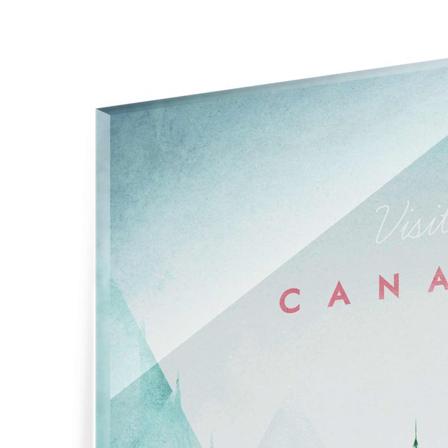 Quadro in vetro - Poster di viaggio - Canada - Verticale 3:2