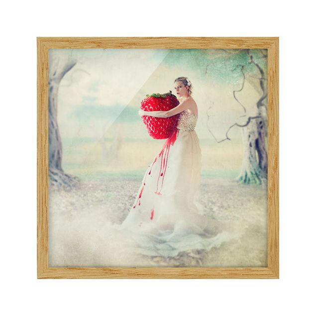 Poster con cornice - Strawberry Princess - Quadrato 1:1