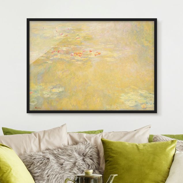 Poster con cornice - Claude Monet - Water Lily Pond - Orizzontale 3:4