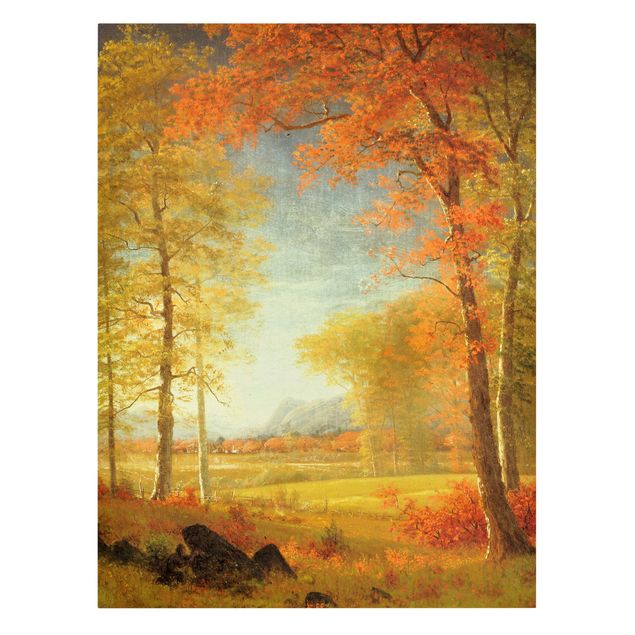 Albert Bierstadt quadri Albert Bierstadt - Autunno nella contea di Oneida, New York