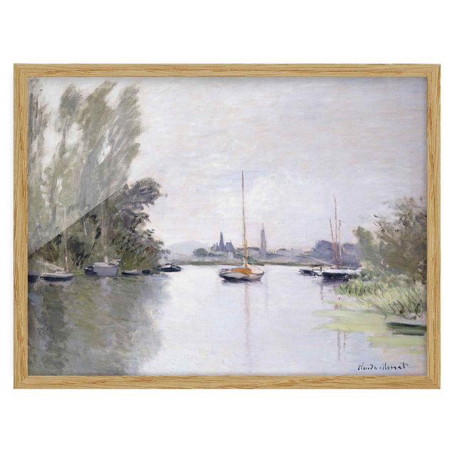 Poster con cornice - Claude Monet - Argenteuil - Orizzontale 3:4