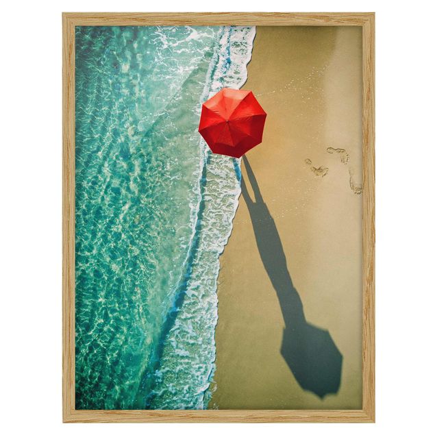 Poster con cornice - Walk On The Beach - Verticale 4:3