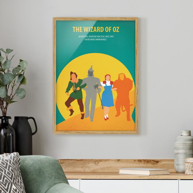 Poster con cornice - Poster del film Il Mago di Oz - Verticale 4:3