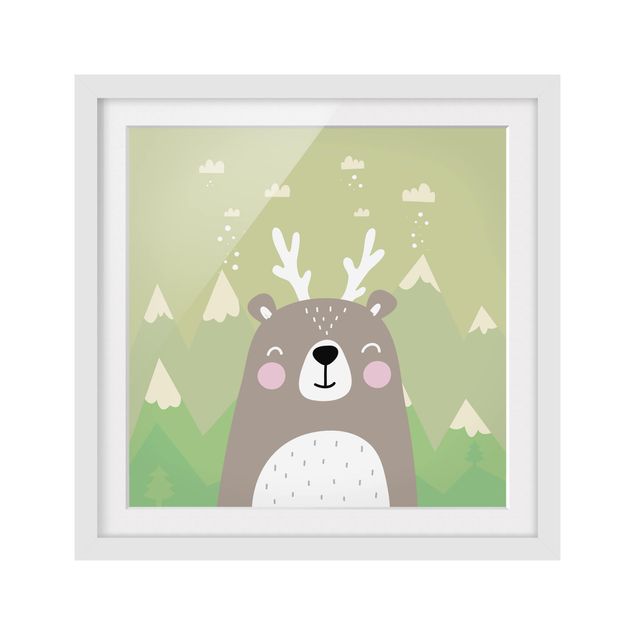 Poster con cornice - Wolpertinger Bears