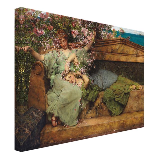 Quadri moderni per soggiorno Sir Lawrence Alma-Tadema - Il giardino delle rose