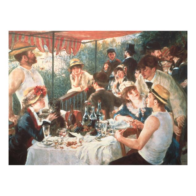 Quadro in vetro - Auguste Renoir - La colazione dei canottieri - Orizzontale 3:4