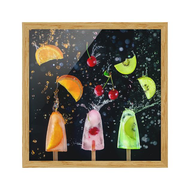 Poster con cornice - Popsicle - Quadrato 1:1