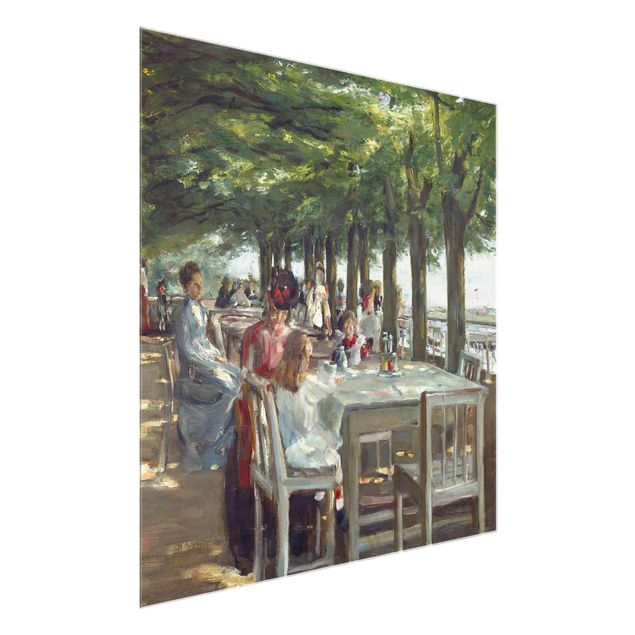 Quadro in vetro - Max Liebermann - The Terrace Restaurant Jacob - Quadrato 1:1