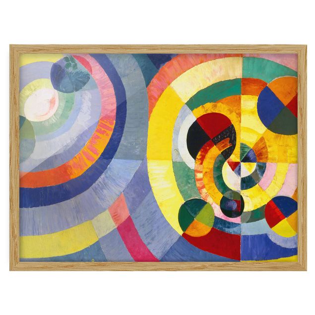 Poster con cornice - Robert Delaunay - Forme Circulaire - Orizzontale 3:4
