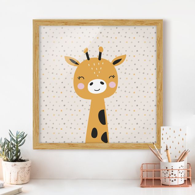 quadri con animali Giraffina