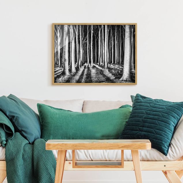 Poster con cornice - Ghost Forest - Orizzontale 3:4