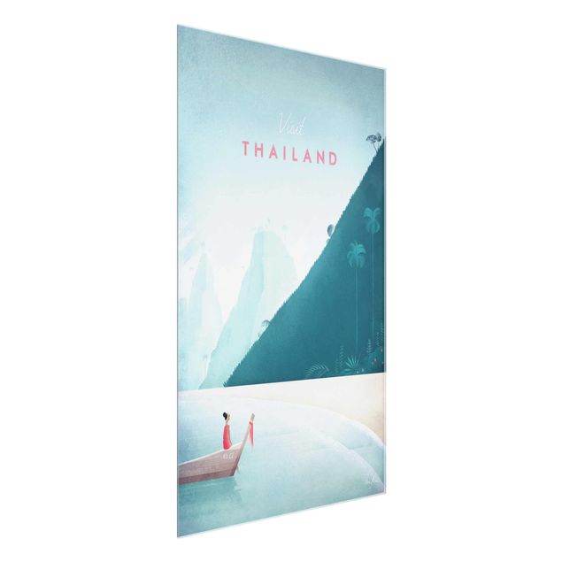 Quadro in vetro - Poster Viaggio - Thailandia - Verticale 3:2
