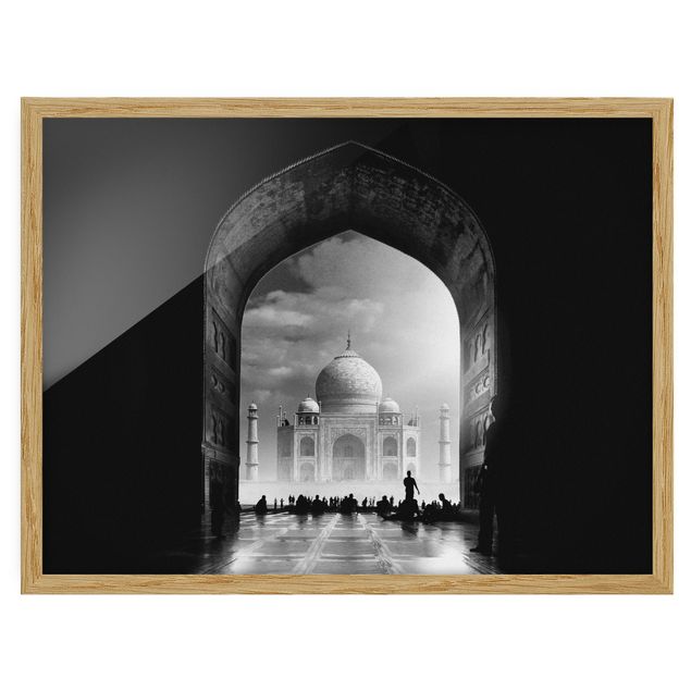 Poster con cornice - Il Gateway al Taj Mahal - Orizzontale 3:4