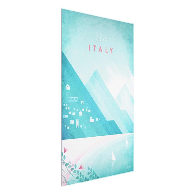Quadro in vetro - Poster di viaggio - Italia - Verticale 3:2