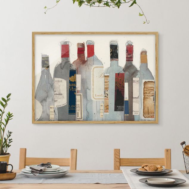 Poster con cornice - Wine & Spirits I - Orizzontale 3:4