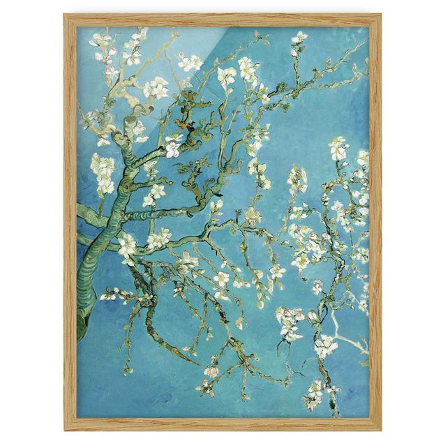 Poster con cornice - Vincent Van Gogh - Almond Blossoms - Verticale 4:3