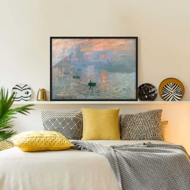 Poster con cornice - Claude Monet - Impressione - Orizzontale 3:4