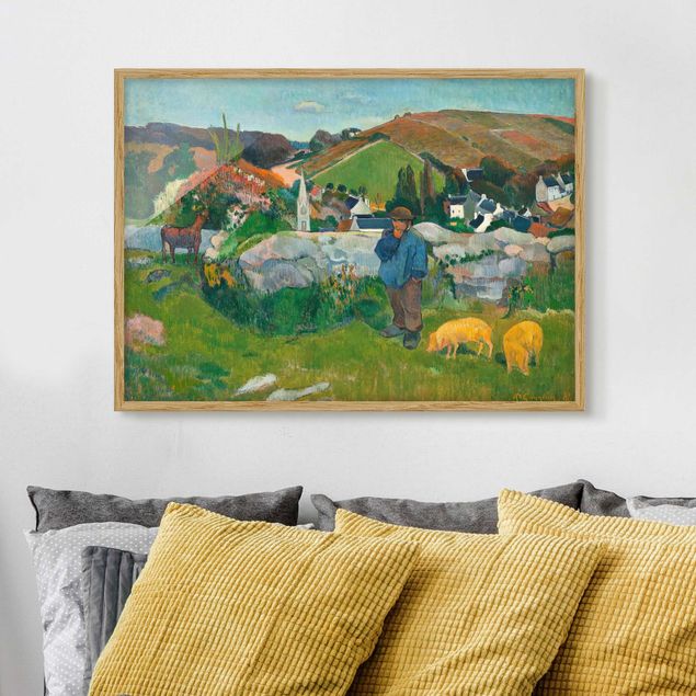 Quadri animali Paul Gauguin - Il guardiano di porci