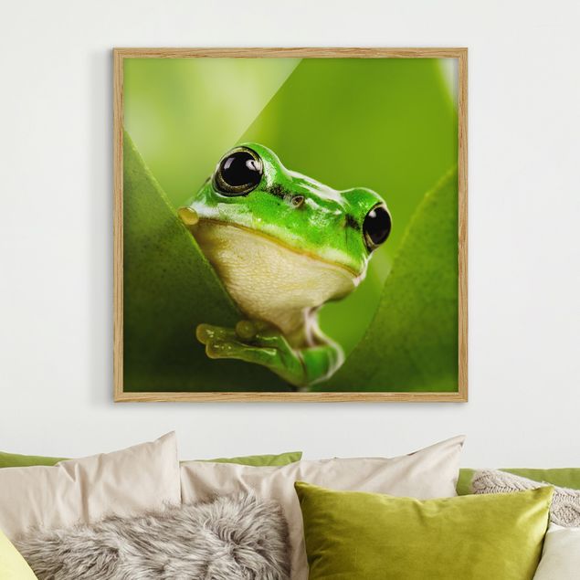 quadro astratto moderno Frog