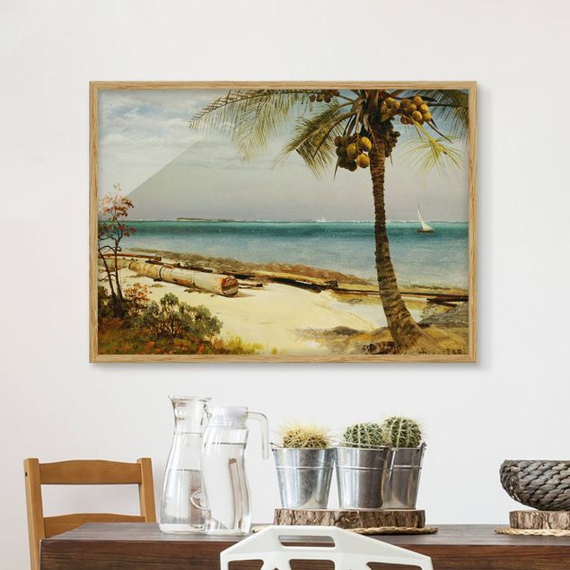 Albert Bierstadt quadri Albert Bierstadt - Costa tropicale