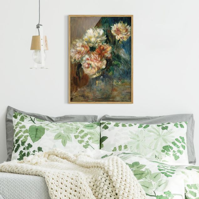 Poster con cornice - Auguste Renoir - Vase Of Peonies - Verticale 4:3