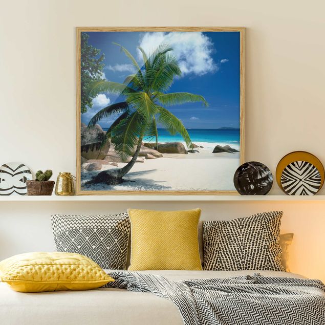 Poster con cornice - Dream Beach - Quadrato 1:1