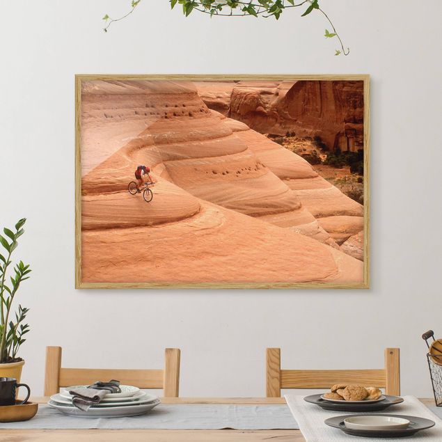Poster con cornice - Canyon Down Hill - Orizzontale 3:4